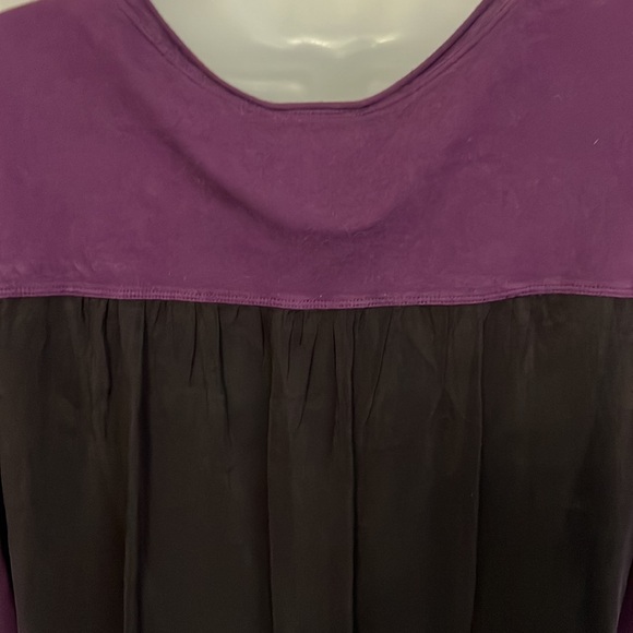 Johnny Was Women Purple Floral Embroidered Cotton Rayon Shirt Size Small Boho - Picture 12 of 12